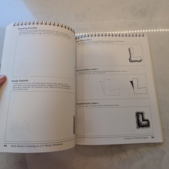 Mark Kister's Drawing in 3-D Wacky Workbook: The Companion Sketchbook to Drawing - Picture 4 of 5